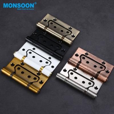 China Modern Butterfly Self-Closing Hinge Window Hinge Stainless Steel Hardware Construction Wooden Door Hinge for sale