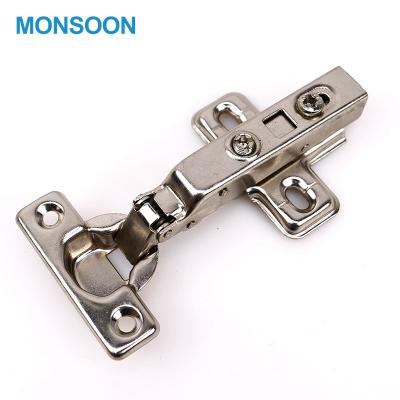 China Modern Furniture Fitting 26Mm Soft Close Clip On Hinges Soft Closing Nickel Plated Door Hinges for sale