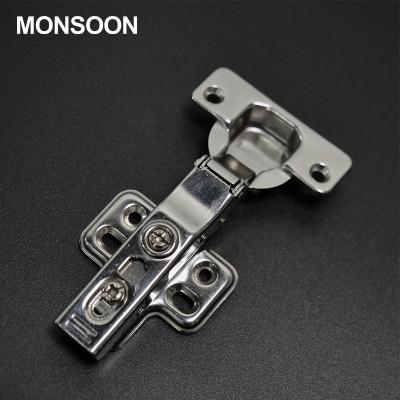 China 35mm Hinge Furniture Sideboard One Way Concealment Clip On Flush Soft Narrow Hydraulic Hinges For Cabinets for sale