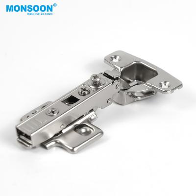 China Modern Kitchen Cabinet Hinge Two Way Clip On Hydraulic Soft End Hinges Adjustable Cabinet Door Hinges for sale