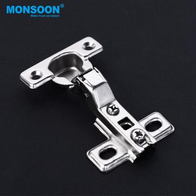 China One Way Slide On MS2105 Small Mini Half Cup 26mm Overlapped Hinge Cabinet Hinge Bisagra Iron Metal Kitchen Furniture Hardware Kitchen Hinge for sale