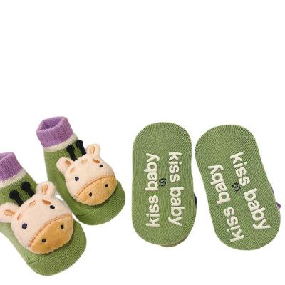 China QUICK DRY Newborn Funny Cute Animal Doll Cartoon 3D Comfy Socks Cotton Assorted Color Cute Baby Socks for sale