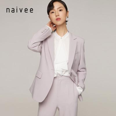 China Anti-wrinkle naivee series quality blazer office lady casual women sping coat slim women suit for ladies minimalist for sale