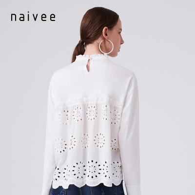 China Naivee Breathable Long Sleeve Breathable Deportivos Cute Crop Top for sale