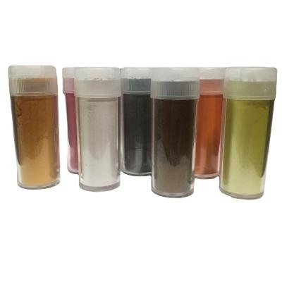 China color mica powder pearl pigment soap dye cosmetic grade 24 colors jars mica for sale