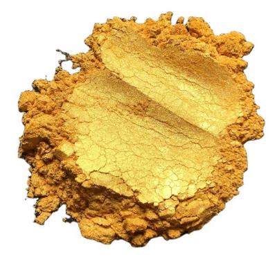 China gold mica colors powder for eyeshadow lipgloss makeup pigments for sale