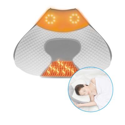 China Hot Selling Shiatsu Massage Pillow Neck Snoring Cervical Massager Anti Snoring Amazon Hot Compress Memory Foam Medical Heat Sofa for sale