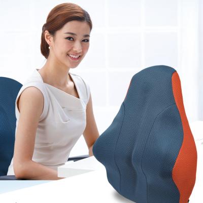 China Memory China Factory Seller Memory Seat Support Pillow Orthopedic Lumbar Back Cushion 100% Natural Latex Back Pillow for sale