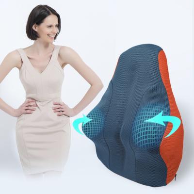 China 100% Natural Memory Latex Heart Polyester Pillow Powsure Posture Therapy Lumbar Support Cushion for sale