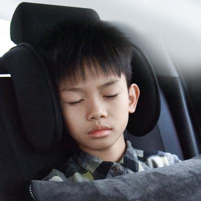 China Amazon Anti-Bacteria Hot Adjustable Side Support Customize Logo Sleeping Neck Cushion Car Headrest Pillow For Kids Car Travel Neck Pillow for sale