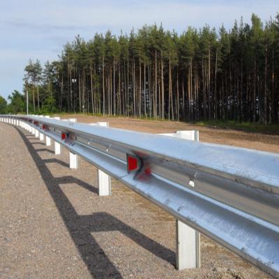 China Q235 Highway Guardrail Parts Manufacturers Traffic Barrier W Beam Guardrail for sale