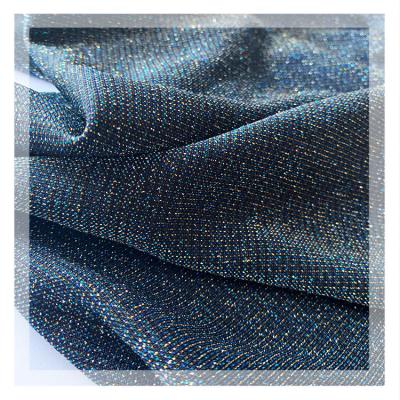 China Lurex fabric textile fabric manufacturers stretch spandex lurex fabric for women clothes for sale