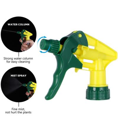 China Non Spill Trigger Sprayer D Type Large Volume Sprayer Trigger / Double Cover Trigger Sprayer for sale