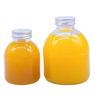 China 500ml 350ml Empty Transparent High Quality Glass Juice Beverage Mineral Water Eco-friendly Bottle for sale