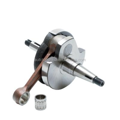 China Engine steel spare parts steel motorcycle crankshaft, hot sale spare parts crankshafts for Vespa 150cc for sale