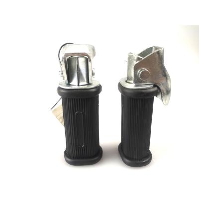 China Steel+plastic motorcycle accessories front and rear footrest panel kit for motorcycle for sale