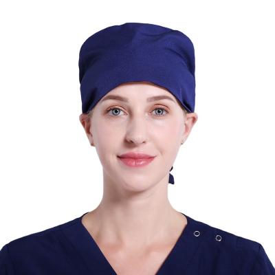 China High Quality Hospital Accessories Cap Wholesale Nurse Scrub Caps Custom Scrub Caps With Sweat Bands for sale