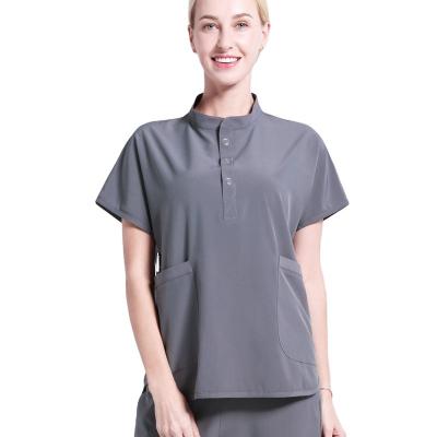 China Customizable Medical Unform Scrubs Uniform Hospital Uniform Polo Shirt Sets Fashionable Surgical Wholesale Women's Uniformes De Enfermera Para for sale