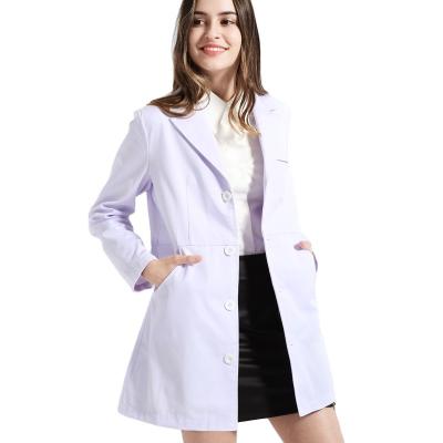 China Medical Uniform Cotton Long Lasting White Quick Dry Easy Wash Hospital Lab Nursing Uniform Coat for sale