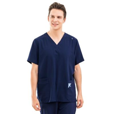 China 2022 Unform Wholesale Medical Hospital Uniformes De Enfermeira Do New Short Sleeve Scrubs Uniforms Sets Unisex Scrubs Uniforms Sets Nurse for sale