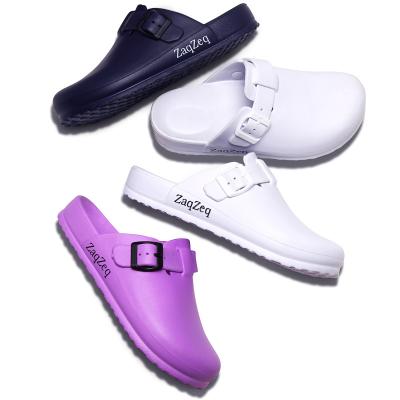 China Breathable Nurse Shoes 2022 Wholesale Adjustable Medical High Quality Waterproof Clogs Unisex Slippers Medical Slippers Scrubs Shoes for sale