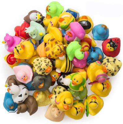 China Custom Bath Toy AIFUN Baby Bath Float Assorted Rubber Ducks for sale