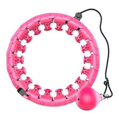 China ABS Aifun Adjustable Weighted Polynesian Dance Circles Auto-rotating Smart Wighted Fitness Polynesian Dance Circles With Ball For Adult for sale