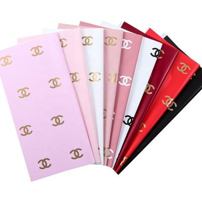 China Manufacturer Wholesale Brand Custom High Quality Waterproof Famous Fresh Flower Wrapping Paper Recyclable for sale