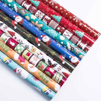 China China Suppliers Christmas Decorations Antirust Wholesale Custom Christmas Gift Wrapping Paper Sheet Beautiful for sale