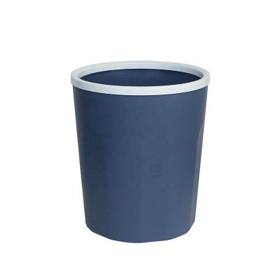 China Round 10L Bins Bin / Sustainable Durable Thickened Plastic Rubbish Bin With Swing Lid for sale