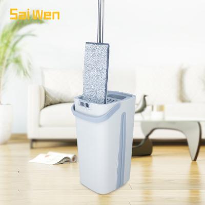 China Magic Broom Handless Flat Superfine Fiber Indoor Cleaning Cleaning Broom With Flat Magic Broom for sale