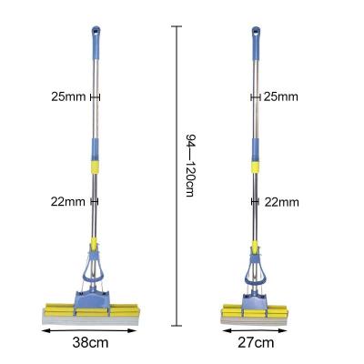 China New Sustainable Household Well Water Bucket Sponge PVA Magic Absorbing Broom With Telescopic Handle Pva Broom for sale