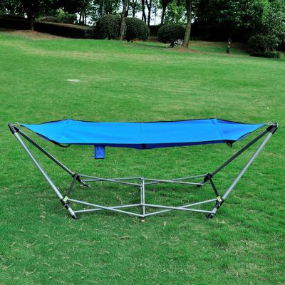 China Hot Sale Modern Portable Outdoor Waterproof Camping Folding Hammock With Stand for sale