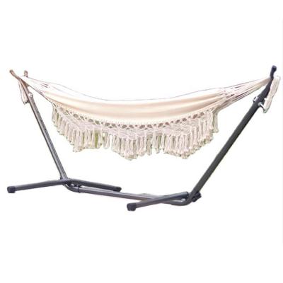 China Good Selling Comfortable + Stylish Indoor Chair Hammock Stand Hanging Portable Hammock With Stand for sale