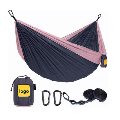 China Wholesale Custom Comfortable + Stylish Double Bed Outdoor Nylon Parachute Hammock Portable Camping 270*140 Hammock for sale