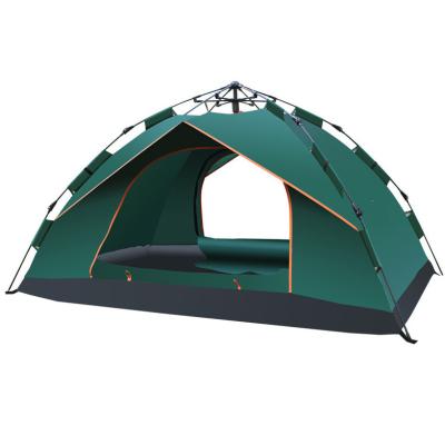 China 3-4 Persons Travel Outdoor Camping Tent Fully Automatic Folding Big Noise Diagonal Tying Type Up Tent for sale