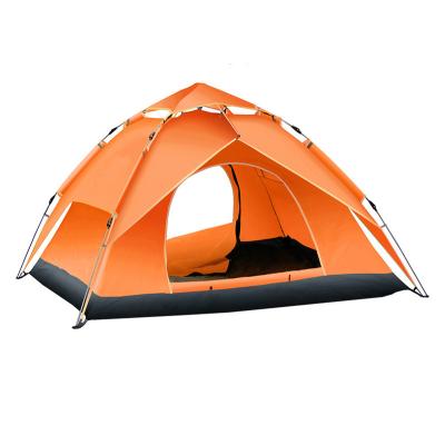 China Wholesale Diagonal Tying Type Waterproof Season 4 Two Layer Oxford Cloth Tent Family Hiking Outdoor Camping Tent for sale