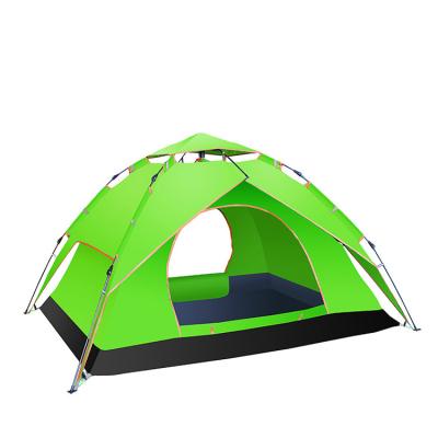 China Wholesale Automatic Pop Up Double Oxford Large Family Waterproof Camping Tent Diagonal Tying Type for sale