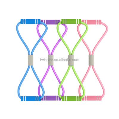 China Yoga Fitness Chest Expander Yoga Chest Expander 8 Shaped Elastic Booty Exercise Band, 8 Shape Resistance Bands for sale