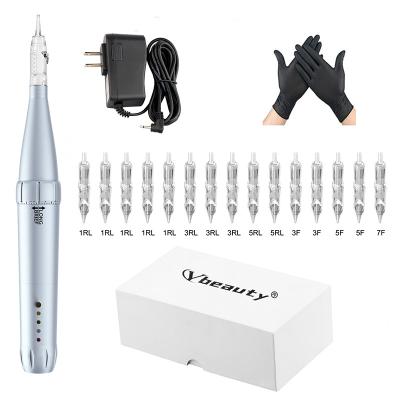 China Microblading Light Microblading Kit Micropigmentation Machine With LED Semi Wireless Permanent Makeup Machine Kit for sale