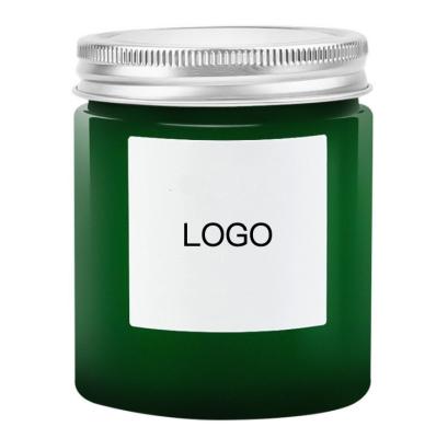 China Scented Candle Packing Luxury Cheap Price Empty Scented Candle Container Ship Dark Green Glass Jar For Candle Making With Lid Wholesale for sale