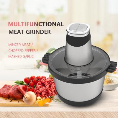 China Hot Selling Household Large Capacity 6L Electric Chopper 500W 2speed Food Cleaver Machine Electric Chopper for sale