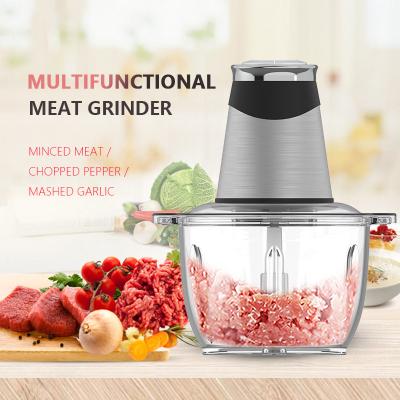 China Household 2L 3L mini fufu blender pound yam food cleaver grinding grinders machine electric food chopper for sale for sale