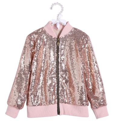 China Viable Hot Sale Hip Hop Dance Stage Performance Jacket Girl Sequins Jacket for sale