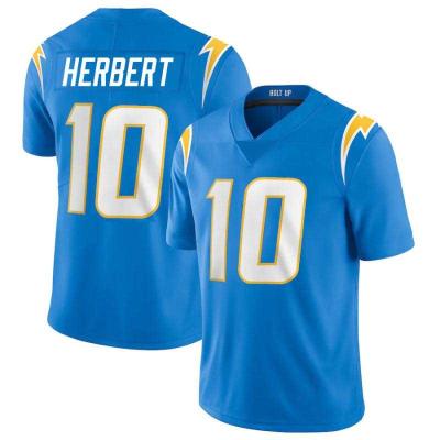 China Custom Charger Herbert Allen Ekeler Los Angeles Stitched Pieces of Team American Football Jerseys 5 - 99 Best Quality Wholesale Quick Dry for sale