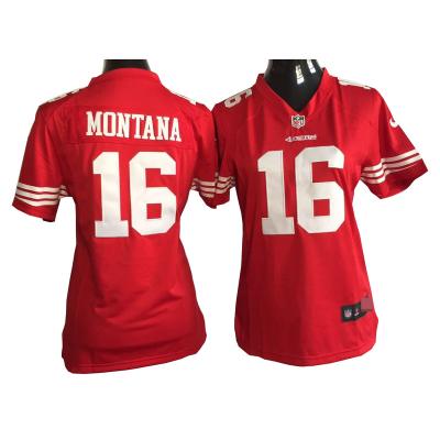 China High Quality 2022 Womens Soccer Jerseys Rugby 49er New York Fans Clothing 100+styles American Football Wear Quick Dry for sale