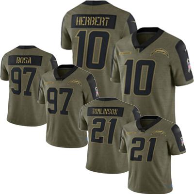 China Shirts & Major 22/23 Newcomers Camouflage HERBERT 10 BOSA 97 TOMLINSON 21 American Football Jersey for sale