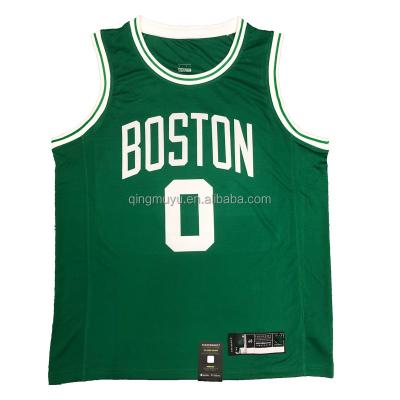 China Tatum#0 Irving#11 Antibacterial Sports Wear Celtics USA Green Basketball Team Retro Jersey Uniform for sale