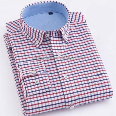 China Latest Design Cotton Long Sleeve Slim Fit Custom Made Viable Formal Dress Shirt 100% Casual Shirt For Men for sale