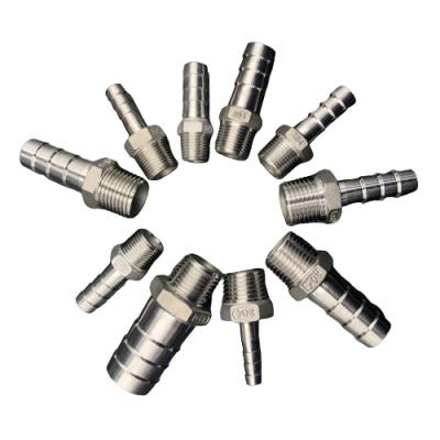 China Premium Stainless Steel Pagoda Hex External Thread Pipe Fitting Pagoda Joint Joint for sale